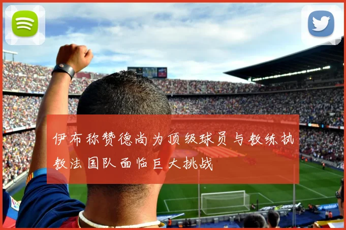 伊布称赞德尚为顶级球员与教练执教法国队面临巨大挑战